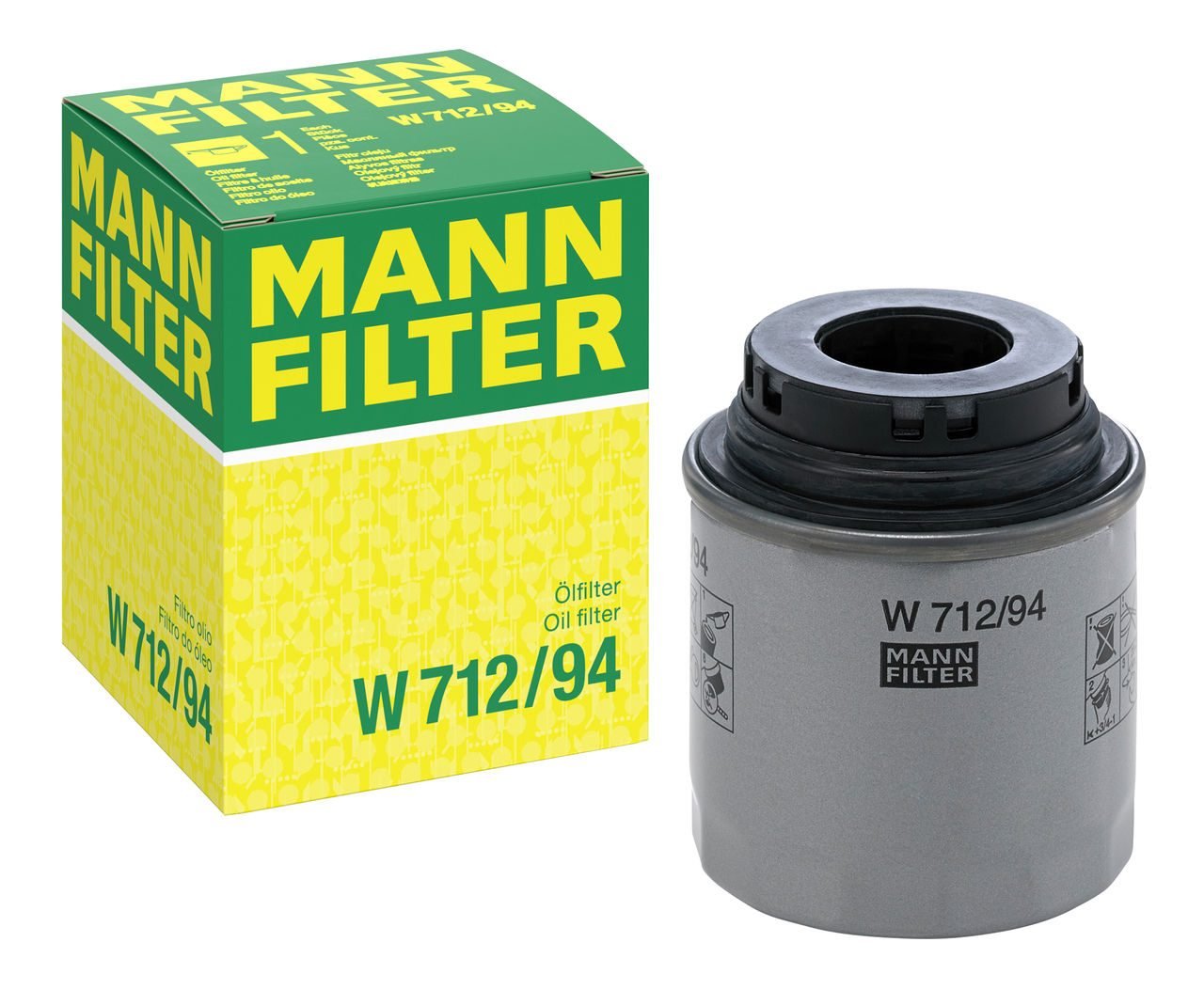 Mann Polo 1.2L (4 Cylinder Engine) TSI Oil Filter